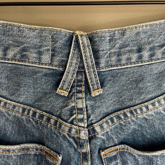 SLVRLAKE Beatnik Ankle Jeans in Pacific Wash Size 25 Blue High Rise Mom Jeans - Picture 12 of 16